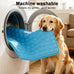 Upgraded Arc-Chill cooling dog bed mat, washable pet cooling pad for dogs & cats, 28x22 in, blue