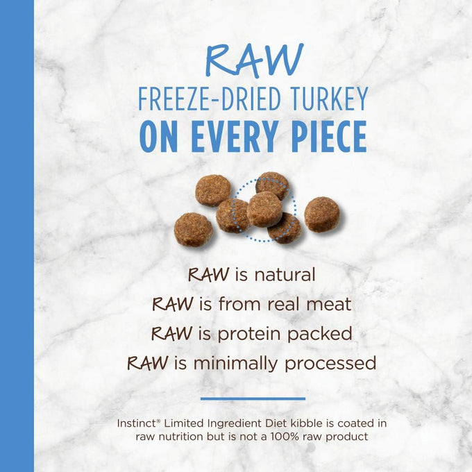 Instinct limited ingredient dry cat food, grain free turkey recipe, 11 lb bag, natural pet food