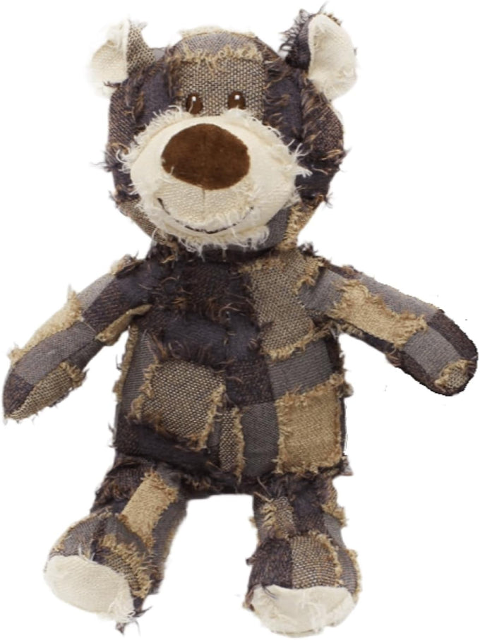 maxbeck indestructible robust bear dog toy a-navy size large