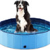 jasonwell 32 inch collapsible dog pet pool blue