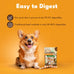 pork chomps real chicken wrapped baked pork skin dog chews, 5 inch mini twists, 12 count