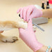 Candure pet nail clippers with safety guard for medium-large breeds, nail file, and ergonomic design