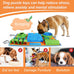 Vivifying snuffle mat for small and medium dogs, felt interactive dog puzzle toy with 8 hiding places, enrichment feeding game