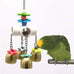 Bird Parrot Bells Toy for Budgie Parakeet Cockatiel Conure African Grey Lovebird with Sweet Sound