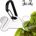 stainless steel dog poop bag holder with easy clip and durable metal design for hands free walking