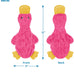 best-pet-supplies-interactive-squeaky-dog-chew-toy-crinkle-duck-light-pink-large