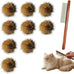 Faux Rabbit Fur Catnip Ball for Indoor Cats, Soft and Washable, Fun to Chase for Exercise and Bonding (1pc)