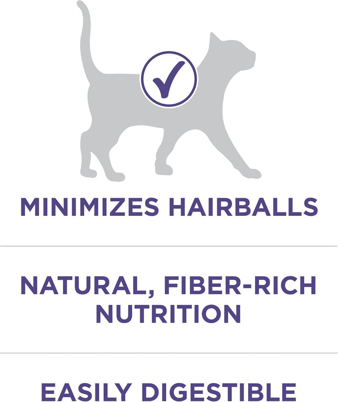 Purina ONE Natural Cat Food for Hairball Control, +PLUS Hairball Formula - 3.5 lb. Bag