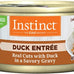 Instinct Flaked Entrée Wet Canned Cat Food - Duck, High Protein, Grain-Free, Raw Inspired, USA Made