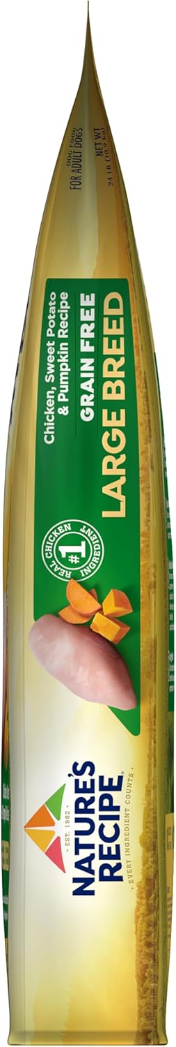 Nature's Recipe Grain Free Large Breed Chicken & Sweet Potato Dry Dog Food