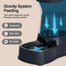 Gardner Pet automatic dog water dispenser with 1-gallon capacity stainless steel bowl, 100% BPA-free for medium to large-sized dogs and cats