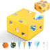 Migipaws Automatic MigiBox Plus Cat Toys 3-in-1 Interactive Pounce Mystery Under 12 Holes Rechargeable White Kitten Toy