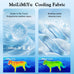 Upgraded Arc-Chill cooling dog bed mat, washable pet cooling pad for dogs & cats, 28x22 in, blue