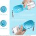 Cibaabo dog water bottle with food container, 10oz and 19oz capacity, leak proof lock and carbon filter, BPA free