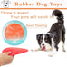Bvrbaory 6 pack soft flying discs for small to medium dogs, safe on teeth, 6 colors, 7 inch diameter