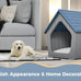 drato dog house indoor outdoor durable resin material houses for small dogs weatherproof cozy shelter
