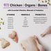 Stella & Chewy's Freeze-Dried Raw Cat Dinner Morsels - Premium Chicken Recipe with 98% Cage-Free Meat & Organs - Natural Grain-Free Cat & Kitten Food - Made in USA - 18 oz