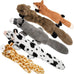 Nocciola Crinkle Plush Dog Toys Set, 5 PCS, Stuffless, Squeaky, No Stuffing, Suitable for Small Medium Large Dogs