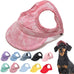Cloud Purple, Small, Dog Baseball Cap for Small to Medium Dogs, Outdoor Sun Protection and Beach Peaked Cap