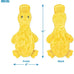 Best Pet Supplies Crinkle Dog Chew Toy, Ideal for Small, Medium & Large Dogs, Crinkle Duck (Yellow), Large