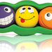 Multipet Three Peas in A Pod Dog Toy for Gentle Chewers, 3 Squeaky Latex Balls