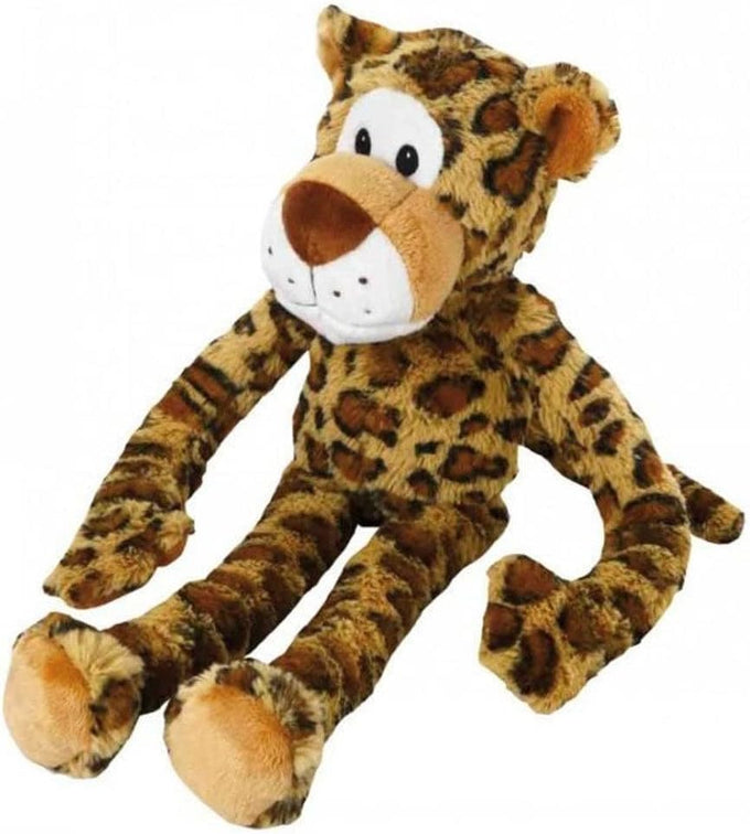 Multipet Swingin 19-inch large plush dog toy with extra long arms and squeakers for hours of entertainment
