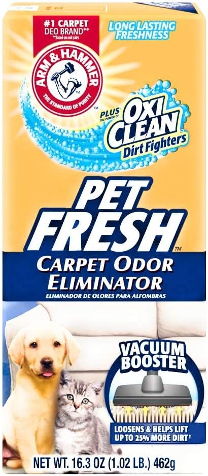 Arm & Hammer Pet Fresh Carpet Odor Eliminator Plus Oxi Clean 48.9 oz 3-pack
