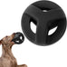 fida natural rubber dog balls for aggressive chewers 4.5 x 4.5 inches non-toxic durable