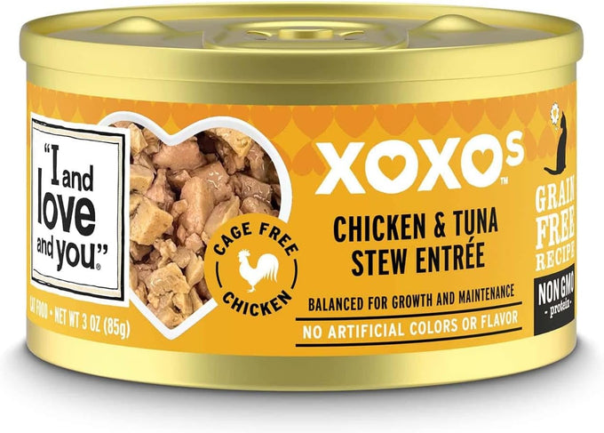 I and Love and You grain free salmon tuna pate wet cat food 3oz 24 pack
