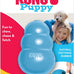 Kong puppy natural rubber soft chew toy for small puppies blue color gentle on teeth