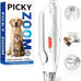 2-in-1 dog & cat nail clippers with light, sharp blade, painless quiet pet nail claw trimmers for small medium large pets