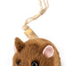 Migipaws Interactive MigiMouse Cat Toy, 360° Rolling & Spin, Grey, Rechargeable Plush Kitten Toy with Smart Motion Sensor and Realistic Squeak