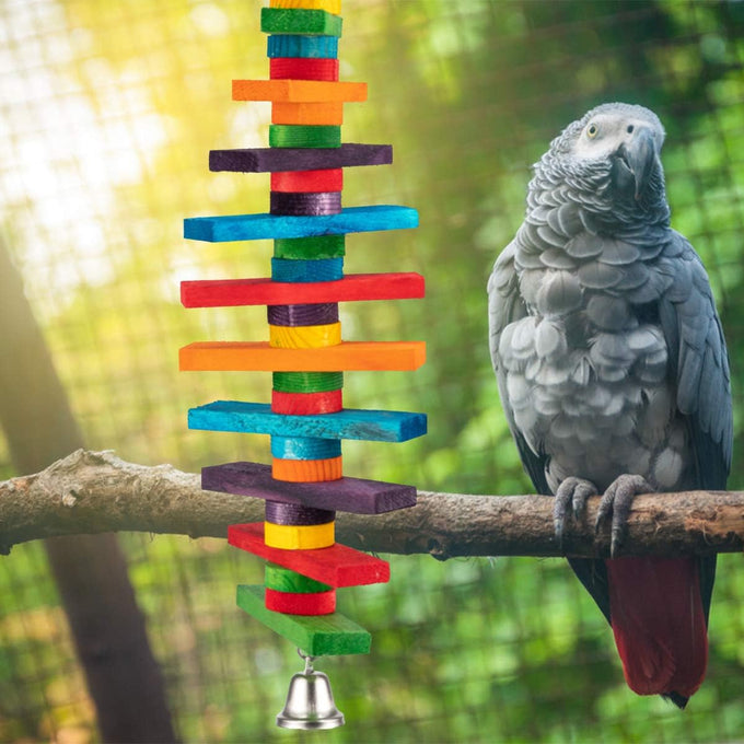 mewtogo 2pcs bird toys for conures parakeets cockatiels lovebirds parrot gift set