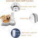 tfwadmx pet double dishes rabbit food water dispenser set with cute stainless steel bowl for kitten puppy bunny