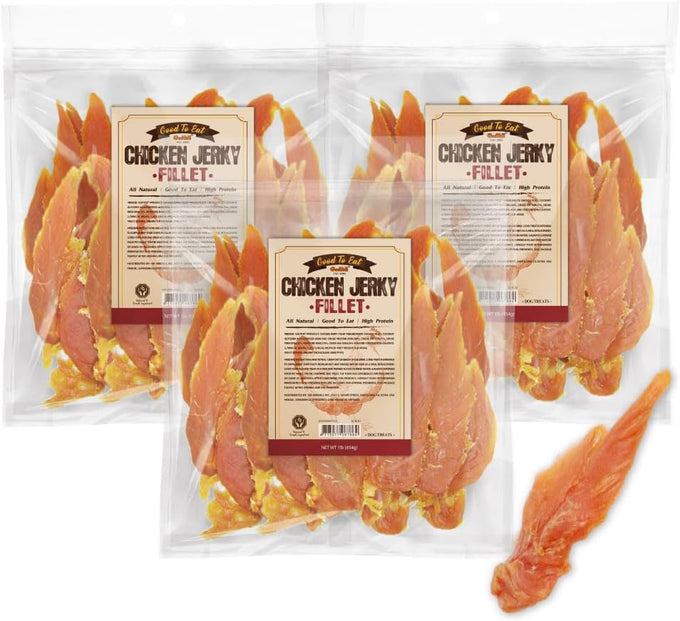 Gootoe chicken breast dog training treats high-protein gluten-free hypoallergenic grain-free 1 lb