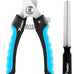 Candure pet nail clippers with safety guard for medium-large breeds, nail file, and ergonomic design