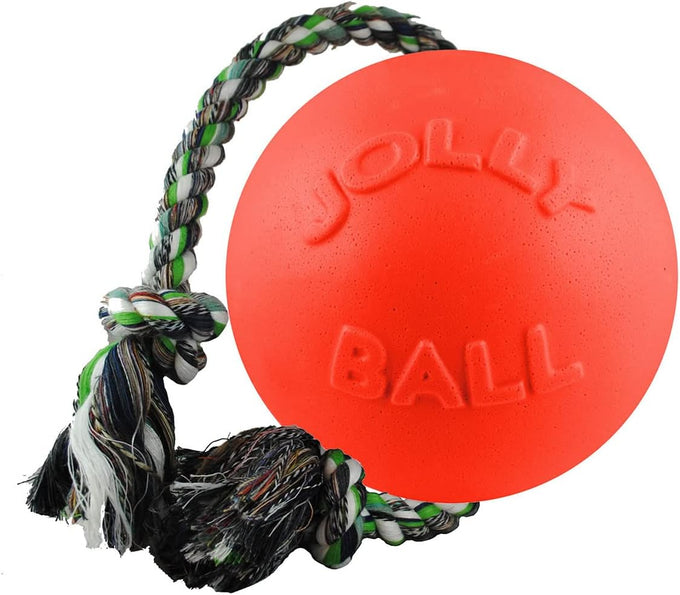 Jolly Pets Romp-n-Roll Dog Toy 8 inches large blue model 608 BL