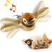 Flapping Wings Sparrow Catnip Toy, Touch Activated, Rechargeable, Chirping Bird Interactive Toy for Kittens and Small Dogs