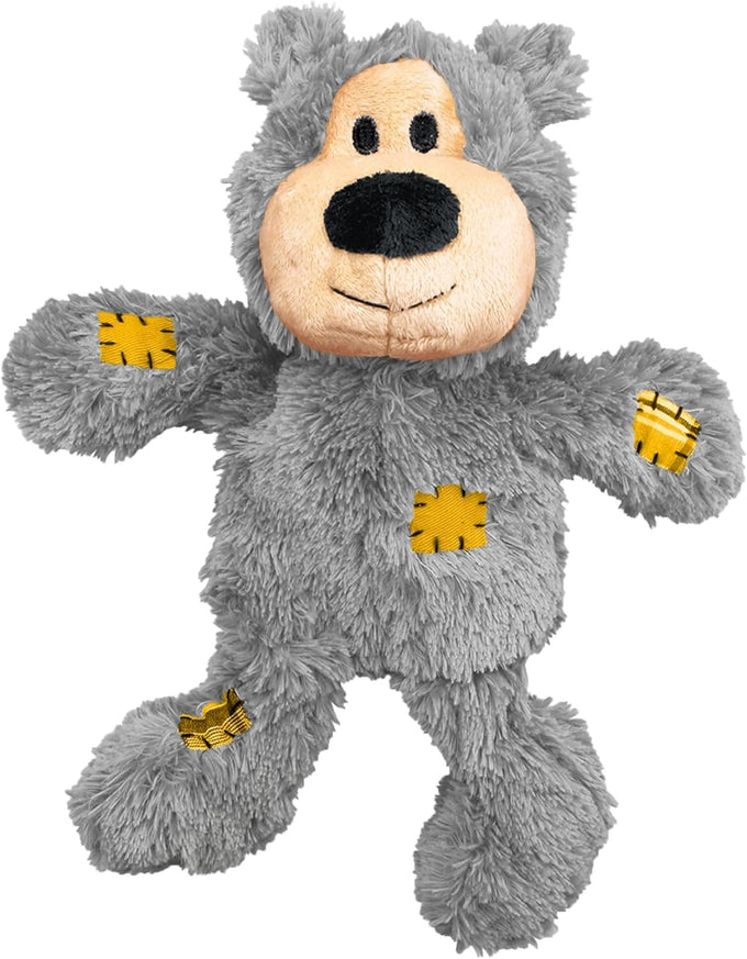 KONG Wild Knots Bear Assorted Colors Small Medium Dogs XS SM ML XL
