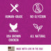 Full Moon human-grade, all-natural chicken nuggets, 12 oz, made in USA, no fillers, antibiotic-free
