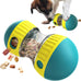 bsisuerm dog puzzle toy green adjustable treat dispenser for small medium large dogs