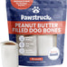 Pawstruck Made in USA Peanut Butter Filled Dog Bones Large 5-6 Inches Long Pack of 3