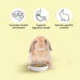 Kaytee food from the wild natural pet rabbit food, premium pellets, 4 pound, timothy hay, no added sugar
