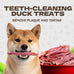 Duck Jerky Dog Treats Real Duck Strips Soft Rawhide-Free Chews Healthy Snacks