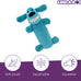 Multipet Original Loofa Dog Plush Toy - 6 Inch Squeaky Toy for Small to Medium Dogs - Extra Soft Plush