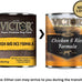 VICTOR Chicken & Rice Formula Pâté - Canned Wet Dog Food, 12 x 13.2 oz