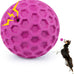 diissknic indestructible squeaky dog ball relieves anxiety, cleans teeth, interactive chew toy for aggressive chewers, large breed outdoor waterproof