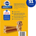 pedigree dentastix large dog treats original beef & fresh 2.73 lb variety pack 51 treats total
