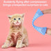 leitee 60-pcs cat spring toys colorful fun tubes indoors interactive cat play