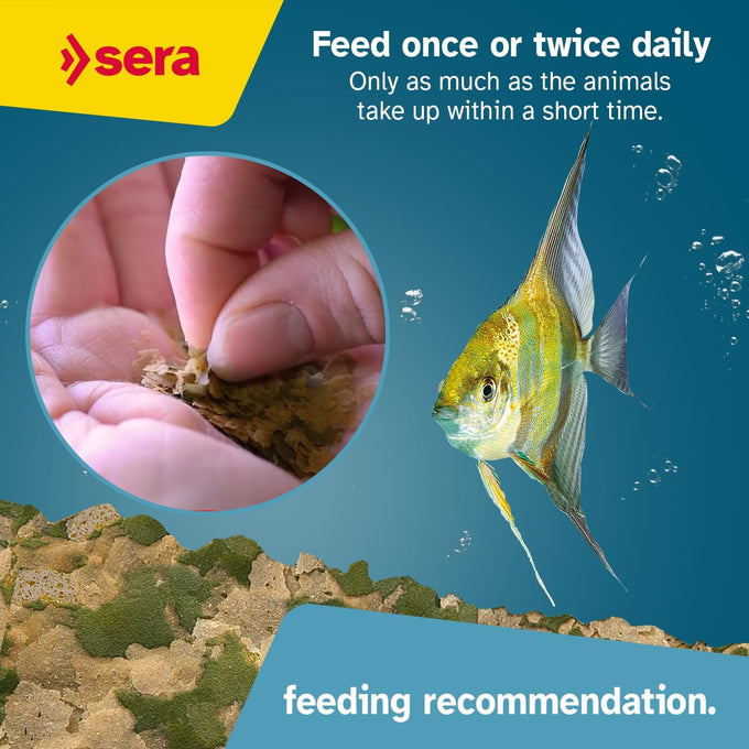 sera Vipan Tropical Flakes XL 7.4 oz premium staple food for large surface-feeding ornamental fish